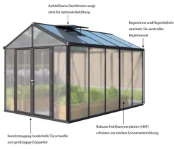 Vitavia Gewächshäuser > Gewächshaus Poseidon 10000, HKP