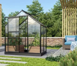 Vitavia Gewächshaus Primus 2500, ESG Schwarz Hot