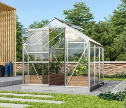 Vitavia Gewächshäuser - Gewächshaus Primus 2500, ESG Silber