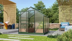 Vitavia Gewächshaus Primus 3800, HKP Dunkelgrün Discount