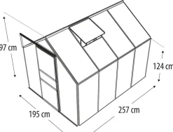 Vitavia Gewächshäuser > Gewächshaus Primus 5000, HKP