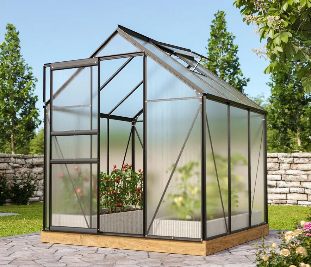 Vitavia Gewächshäuser - Gewächshaus Primus 3800, HKP Schwarz