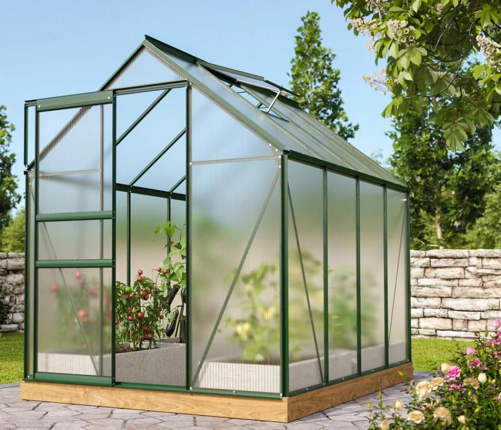 Vitavia Gewächshäuser - Gewächshaus Primus 5000, HKP Dunkelgrün