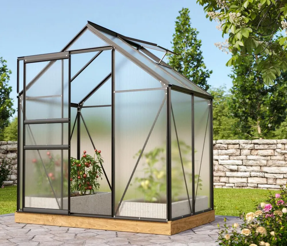 Vitavia Gewächshäuser - Gewächshaus Primus 2500, HKP Schwarz