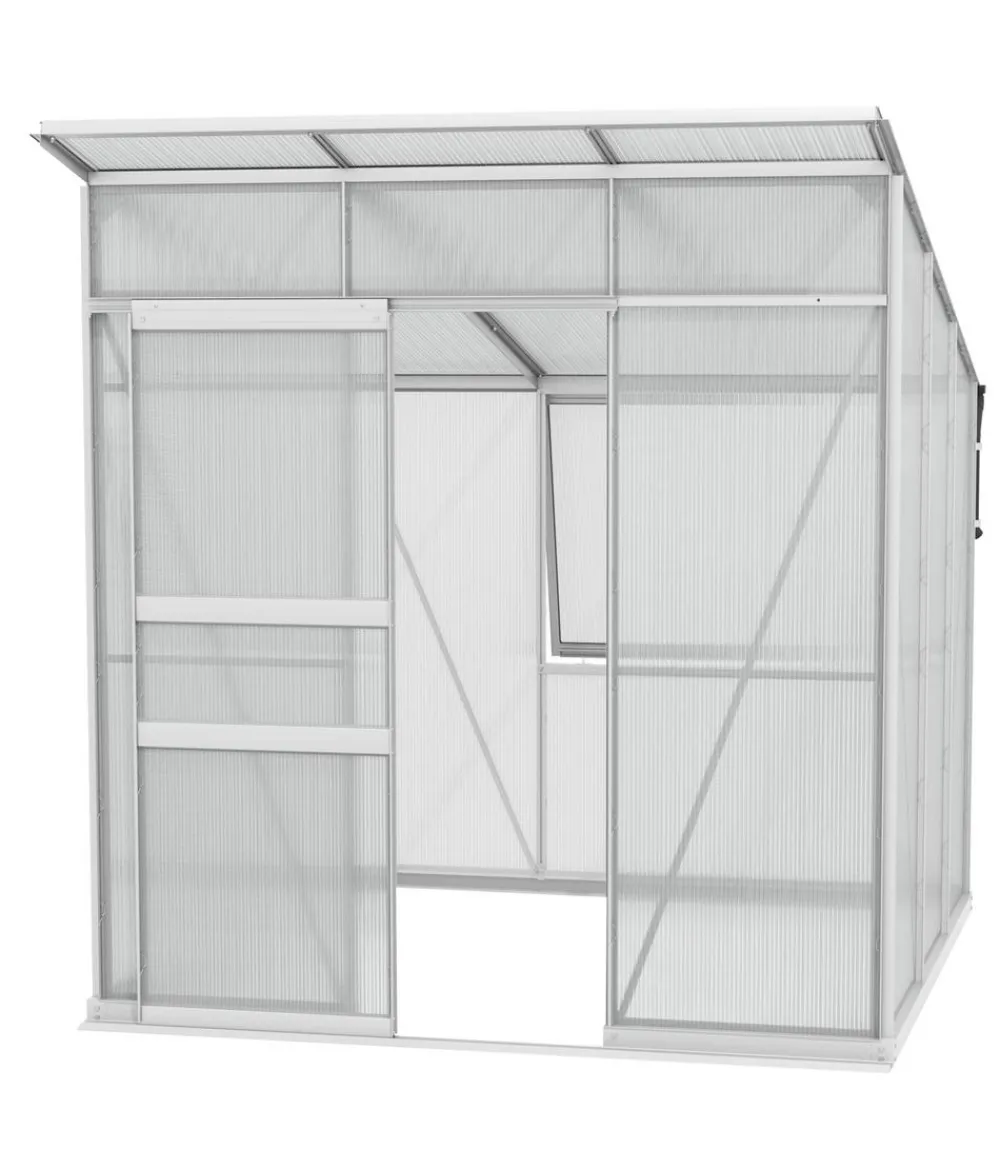 Vitavia Gewächshäuser > Gewächshaus Prisma 4450 HKP, inkl. Stahlfundamentrahmen