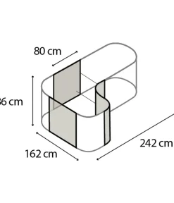 Vitavia Hochbeete & Frühbeete > Kurvenerweiterung Faunus