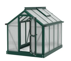 Vitavia Gewächshäuser - Minigewächshaus Merlin, ca. B80/H106,50/T111 cm Dunkelgrün