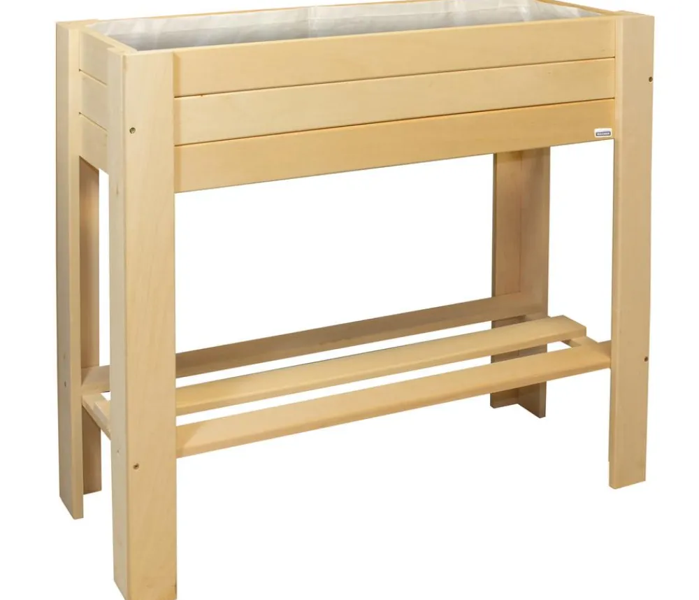 Wagner Holz-Hochbeet GreenBOX light, ca. B83/H70/T34,5 cm Natur Discount