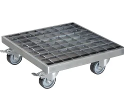 Wagner Pflanzenroller, ca. B29/H9,5/T29 cm Silber Hot