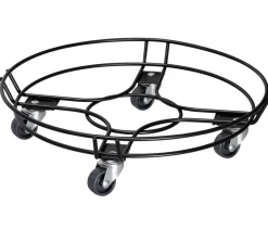 Wagner Rolluntersetzer - Pflanzenroller, ca. Ø38/H9,6 cm Schwarz