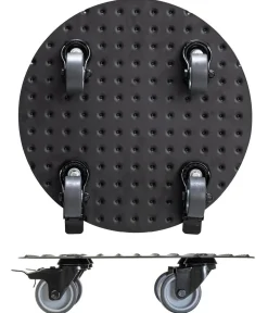Wagner Rolluntersetzer - Pflanzenroller, ca. Ø30/H7 cm Schwarz