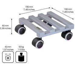 Wagner Rolluntersetzer > Pflanzenroller Creo, Ø 19 cm