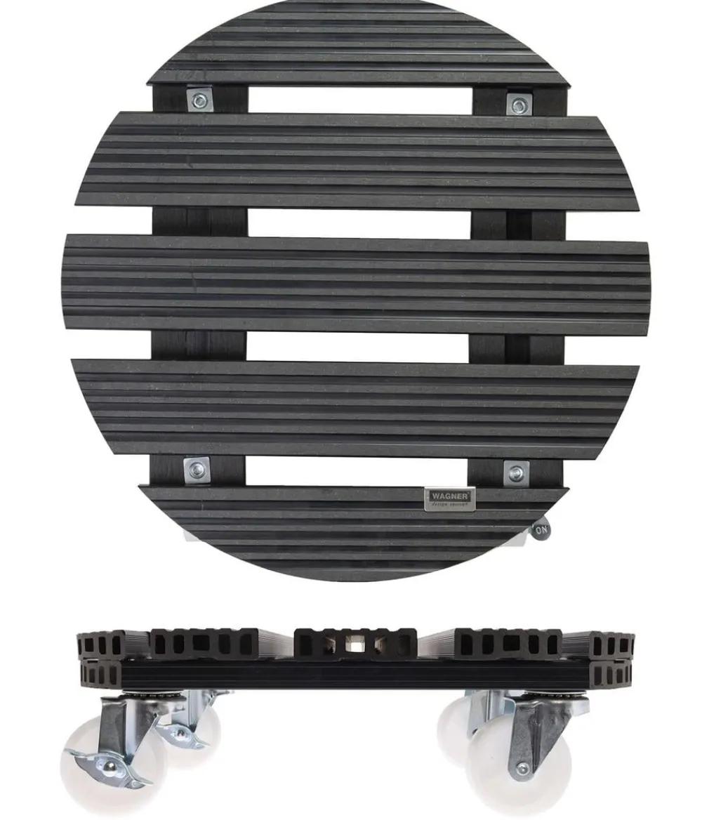 Wagner Pflanzroller, Ø 38 cm Dunkelgrau Clearance