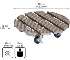 Wagner Rolluntersetzer > Pflanzroller, Ø 29 cm