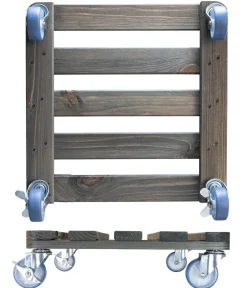 Wagner Rolluntersetzer > Pflanzroller Kiefer, lasiert, ca. B40/H12/T40 cm