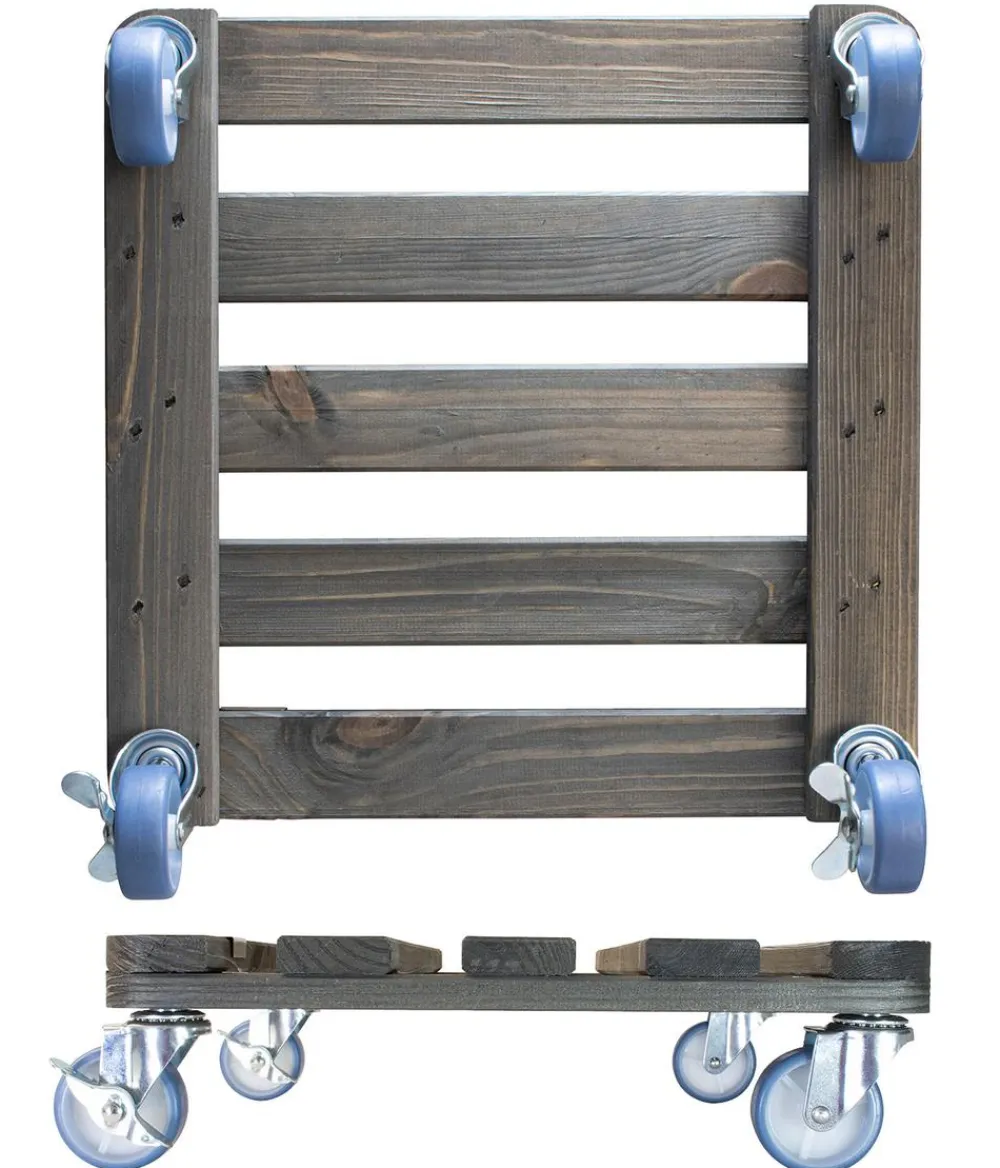 Wagner Rolluntersetzer > Pflanzroller Kiefer, lasiert, ca. B40/H12/T40 cm