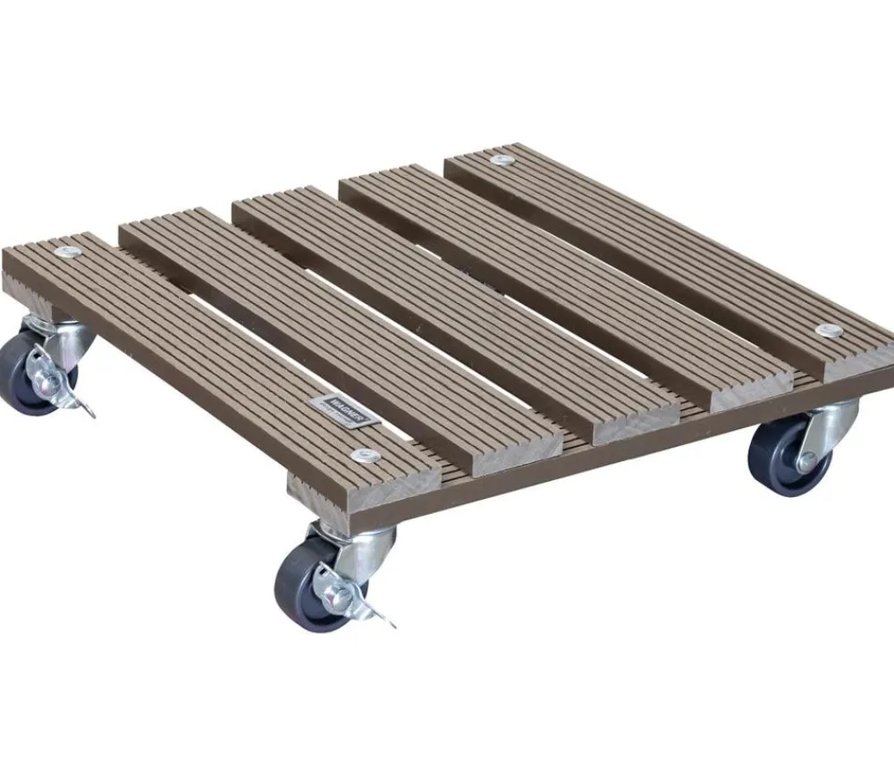 Wagner Rolluntersetzer > WPC-Pflanzroller, ca. B29/H7/T29 cm