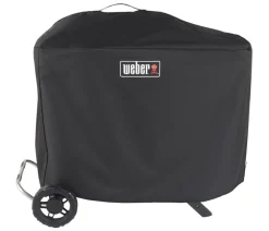 Weber Abdeckhaube Premium für Traveler, ca. B56/H100/T144 cm Schwarz New