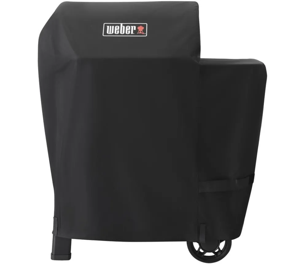 Weber Grillabdeckungen - Abdeckhaube Premium SMOQUE, ca. B98/H113/T57 cm Schwarz