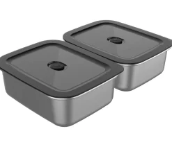 Weber Grillzubehör - Aufbewahrungsboxen WORKS, ca. B21/H7,4/T16,5 cm Schwarz