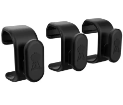 Weber Besteckhaken-Set WORKS, ca. B2,3/H5,3/T4,7 cm, 3er Set Schwarz Clearance