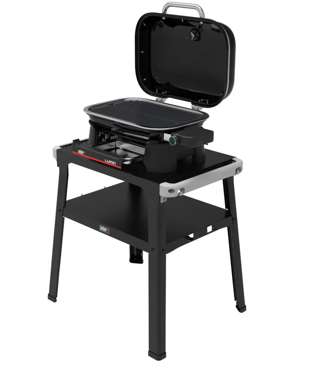 Weber Elektrogrills > Elektrogrill Lumin Compact mit Stand, ca. B69,5/H96/T54,5 cm