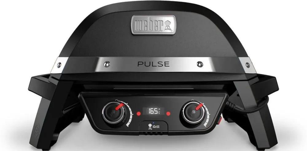 Weber Elektrogrill Pulse 2000 Black Schwarz Discount