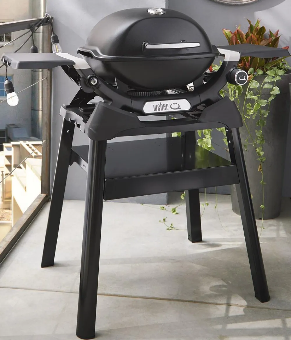 Weber Gasgrill Q1200N mit Stand, ca. B105/H99/T52 cm Schwarz Hot