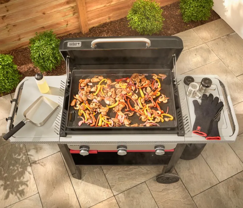 Weber Gasgrill Slate GPD Premium Plancha, ca. B161/H99/T65 cm Schwarz Sale