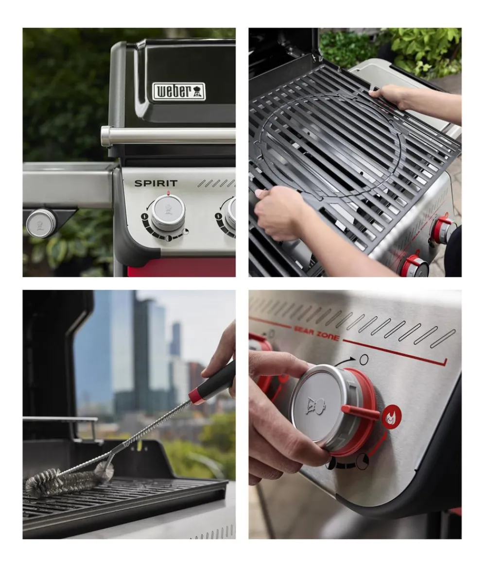 Weber Gasgrills - Gasgrill Spirit E-335 GBS, ca. B123/H117/T67,5 cm Schwarz
