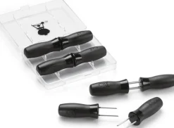 Weber Grillbesteck & -Handschuhe|Grillzubehör - Maiskolbenhalter-Set, 8-teilig