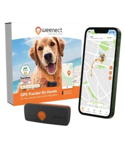Weenect XS GPS-Tracker für Hunde, ca. B6,05/H2,45/T1,5 cm Schwarz Outlet