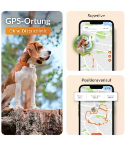 Weenect Mehr Hundezubehör - XS GPS-Tracker für Hunde, ca. B6,05/H2,45/T1,5 cm Weiß