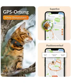 Weenect Mehr Katzenzubehör > XS GPS-Tracker für Katzen, ca. B6,05/H2,45/T1,5 cm
