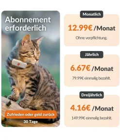Weenect XS GPS-Tracker für Katzen, ca. B6,05/H2,45/T1,5 cm Weiß Best