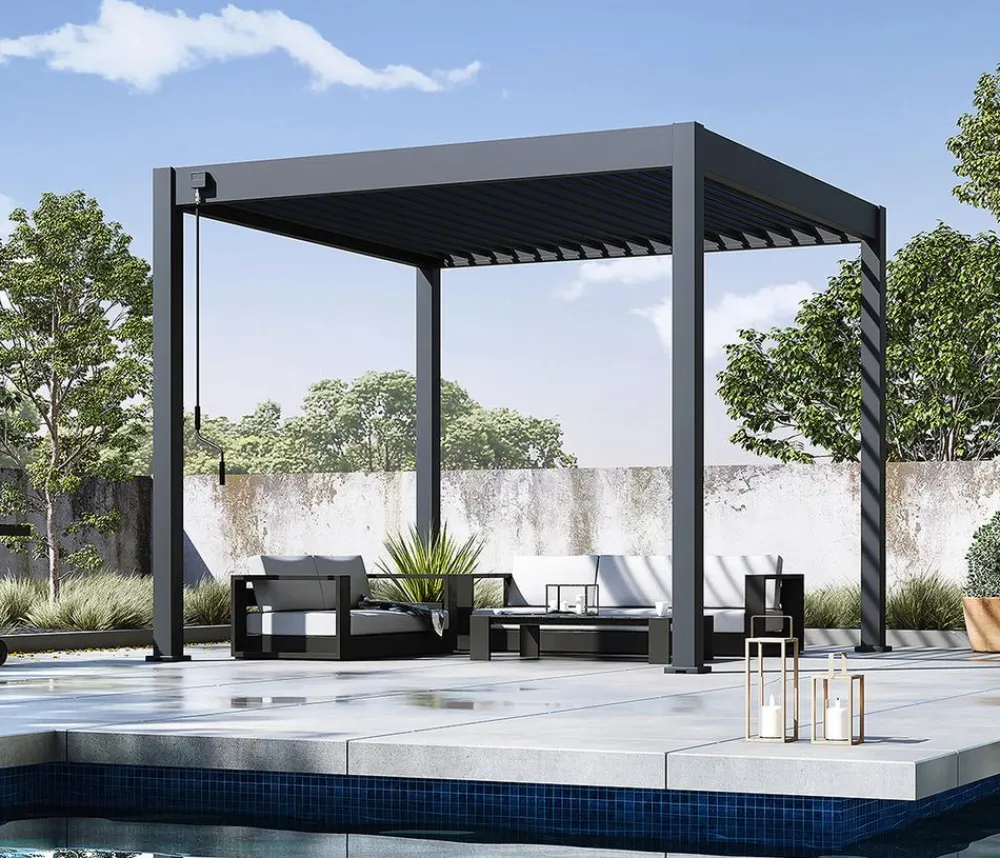 Weide Pergolen > Classic Pergola Alu-Stahl, ca. B300/H255/T300 cm