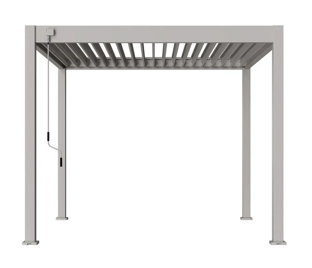 Weide Classic Pergola Alu-Stahl, ca. B300/H255/T300 cm Ivory Sand Discount