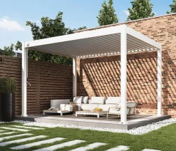 Weide Pergolen > Classic Pergola 3x4 Alu-Stahl, ca. B400/H255/T300 cm