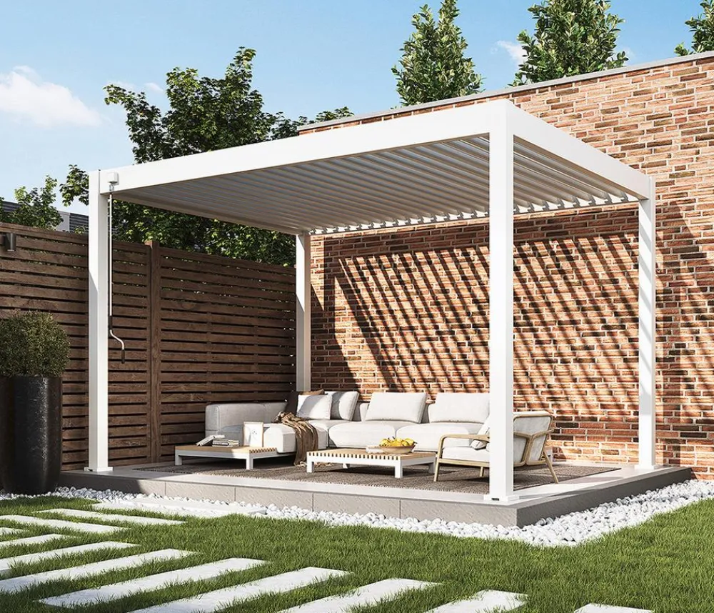 Weide Pergolen > Classic Pergola 3x4 Alu-Stahl, ca. B400/H255/T300 cm