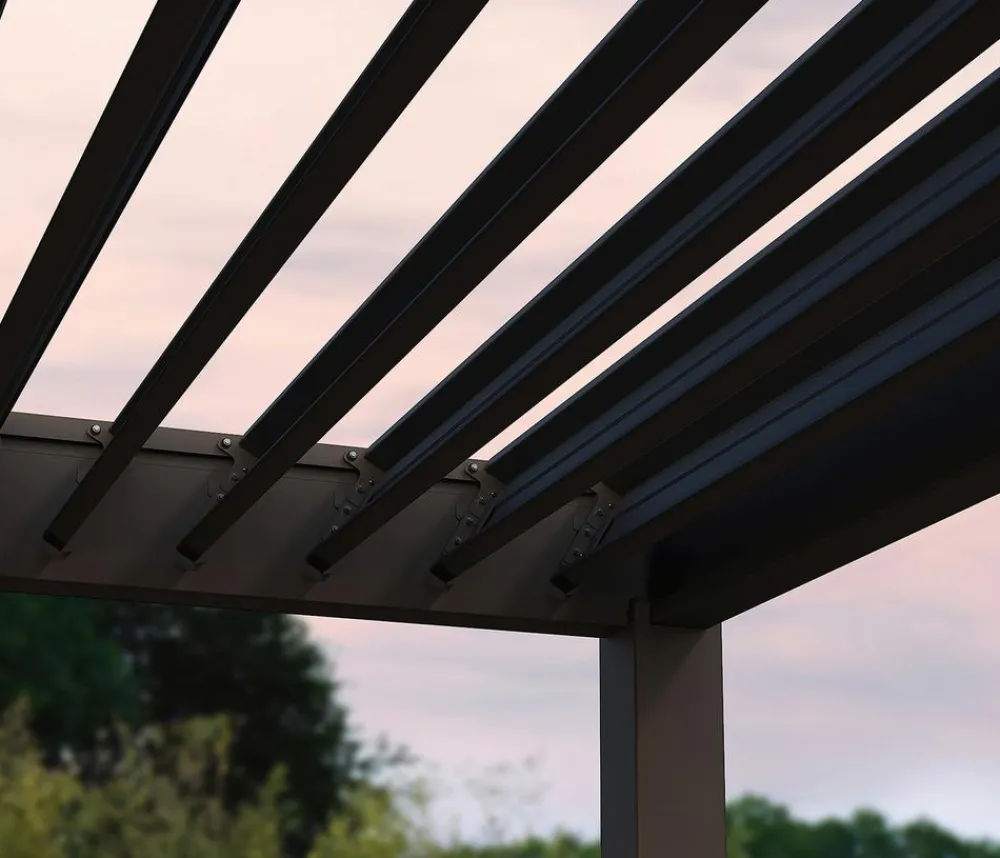 Weide Classic Pergola 3x3,6 Alu-Stahl, ca. B360/H255/T300 cm Anthrazit Clearance