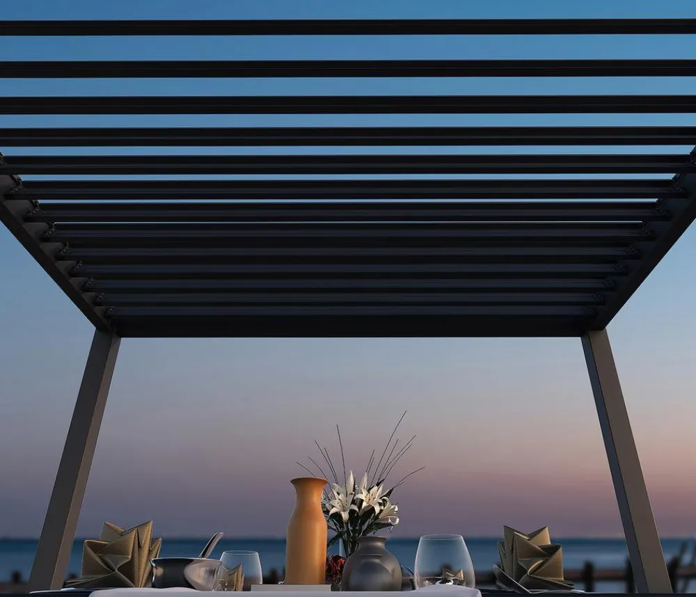 Weide Pergolen > Classic Pergola 3x5,3 Alu-Stahl, ca. B530/H255/T300 cm