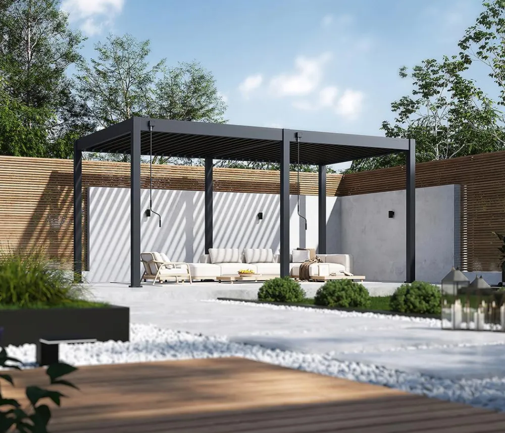 Weide Pergolen > Classic Pergola 3x5,3 Alu-Stahl, ca. B530/H255/T300 cm