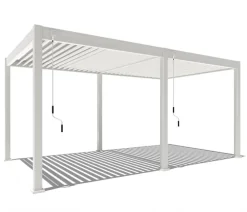 Weide Pergolen - Classic Pergola 3x5,3 Alu-Stahl, ca. B530/H255/T300 cm Weiß