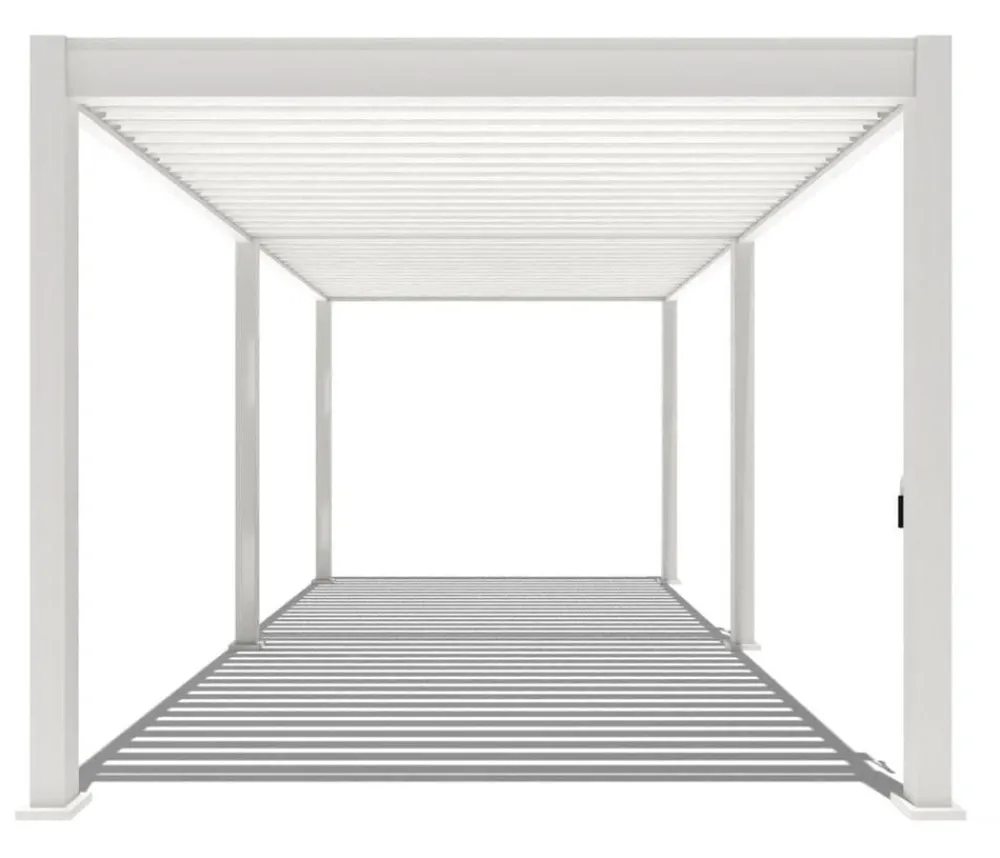 Weide Pergolen - Classic Pergola 3x5,3 Alu-Stahl, ca. B530/H255/T300 cm Weiß