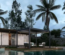 Weide Pavillons > Classic Pergola 3x3,6 inkl. LED, ca. B360/H255/T300 cm