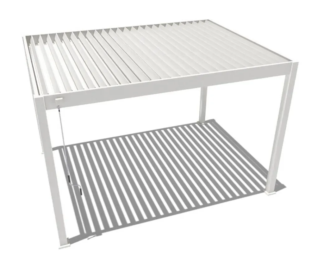 Weide Deluxe Pergola Voll-Alu, ca. B400/H255/T300 cm Weiß Online