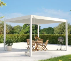 Weide Pergolen > Deluxe Pergola Voll-Alu, ca. B400/H255/T360 cm