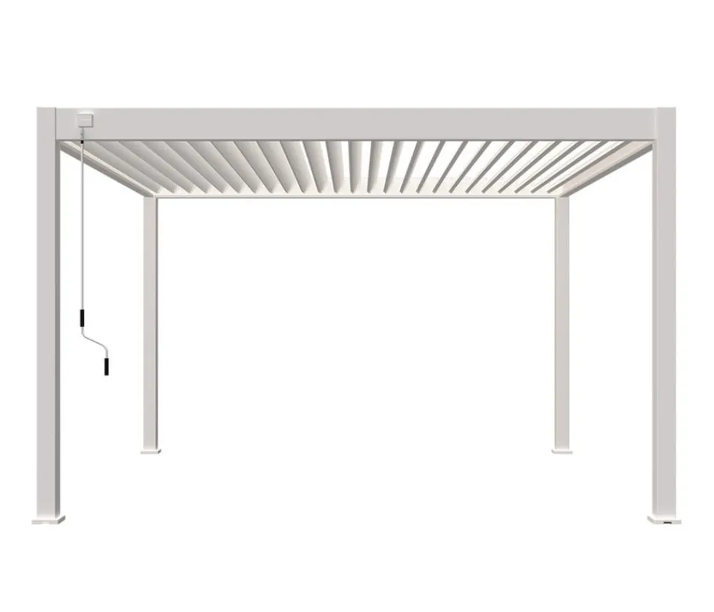 Weide Pergolen > Deluxe Pergola Voll-Alu, ca. B400/H255/T360 cm
