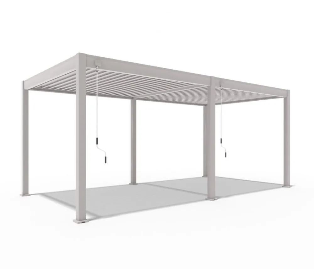 Weide Pergolen > Deluxe Pergola Voll-Alu, ca. B600/H255/T300 cm