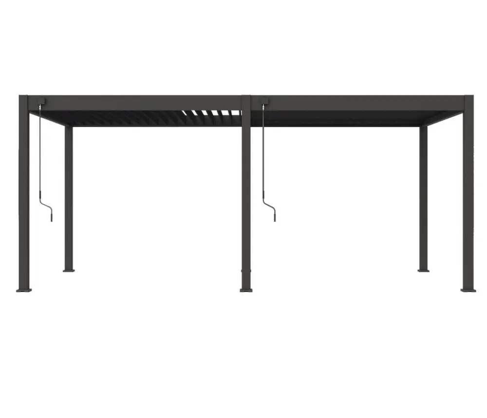Weide Pergolen > Deluxe Pergola Voll-Alu, ca. B530/H255/T360 cm